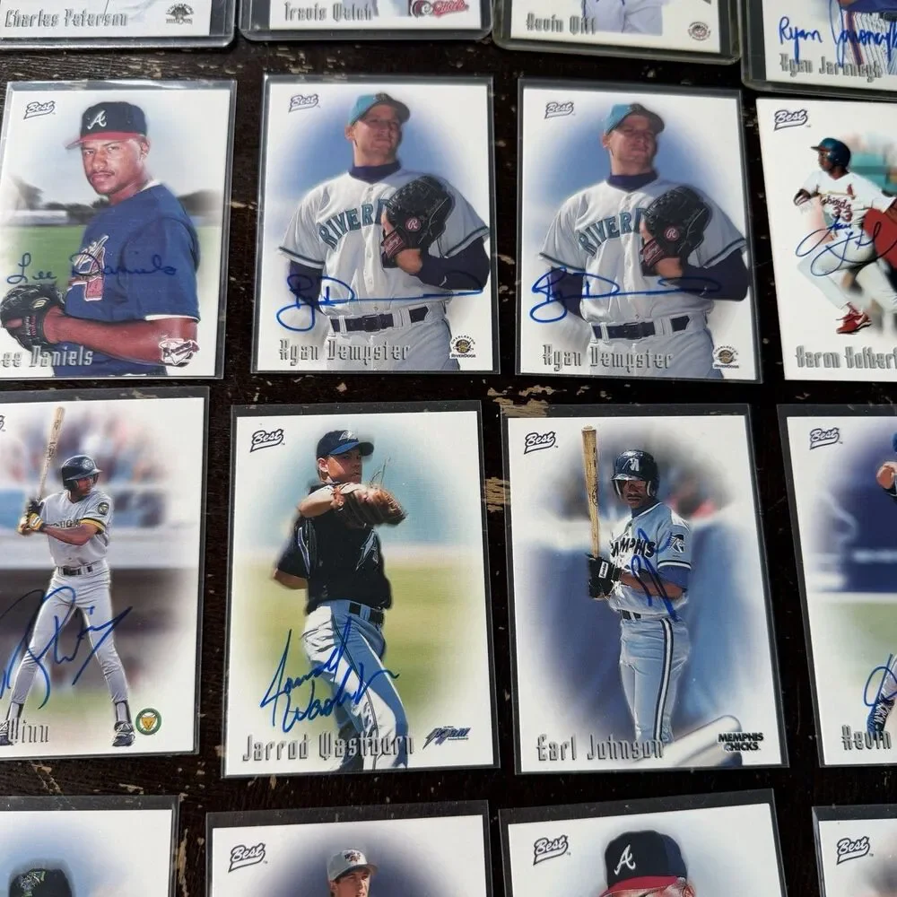 1996 Best Cards Inc Baseball Lot Of 50 Autos Minor Leaguers & Prospects Signed